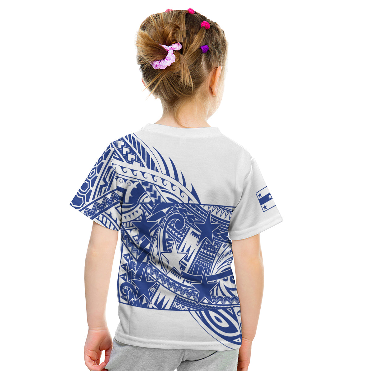 Gambier Islands T Shirt Kid Polynesian Pattern French Polynesia LT13 - Polynesian Pride