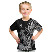 (Custom Personalised) Hawaii Polynesian T Shirt Kid Wild Hammerhead Sharks LT13 - Polynesian Pride