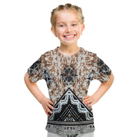Fiji Masi Brown T Shirt LT9 Kid Red - Polynesian Pride