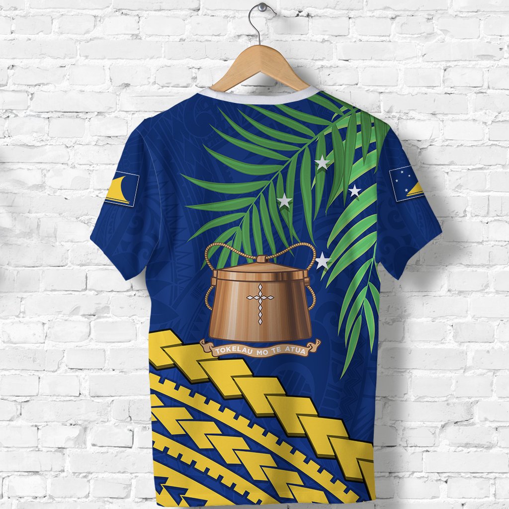 Tokelau Rugby T Shirt Coconut Leaves - Polynesian Pride
