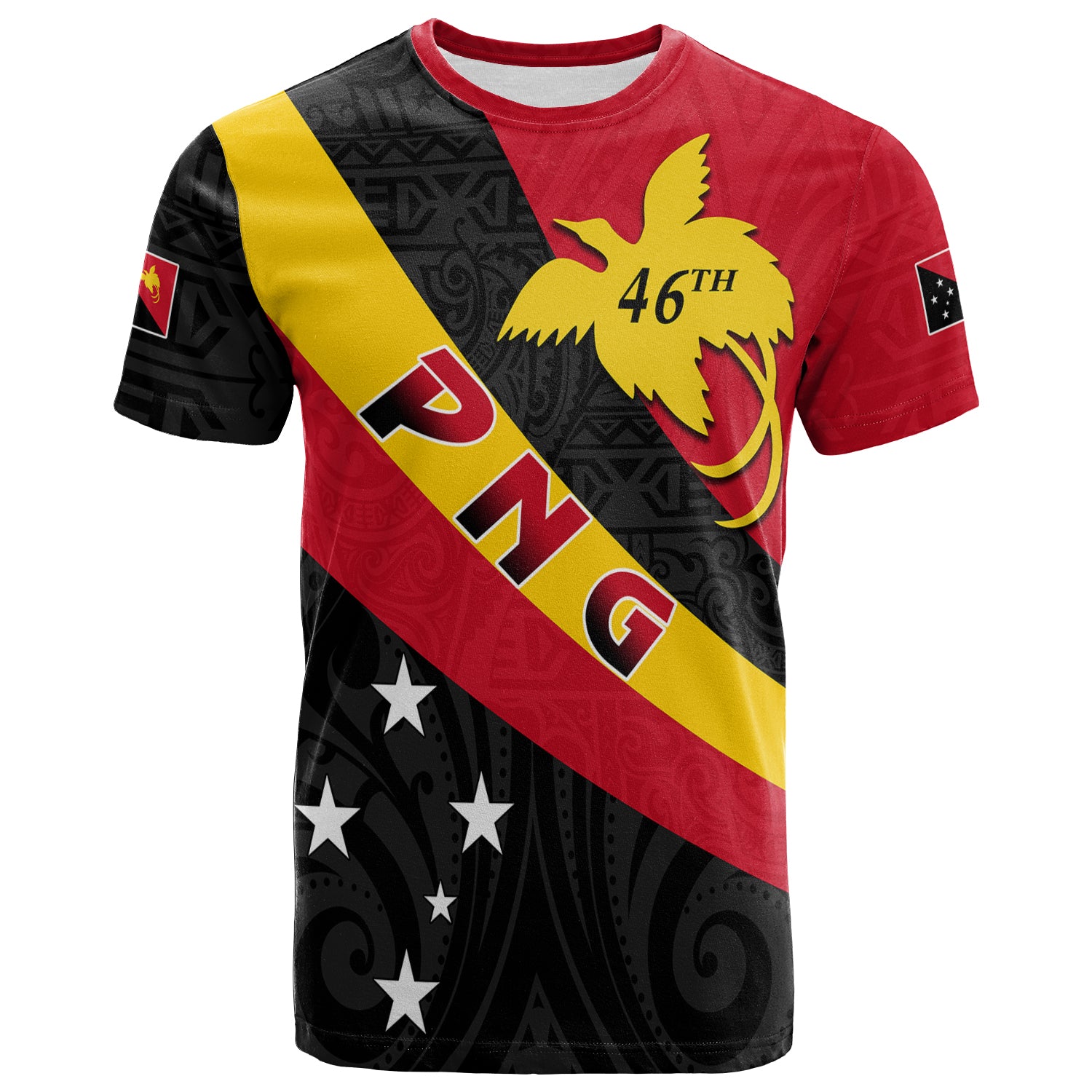 Papua New Guinea T Shirt Happy Independence Day LT13 Unisex Red - Polynesian Pride