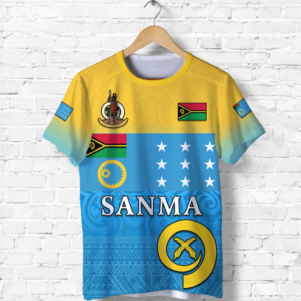 Sanma Province T Shirt Vanuatuan Proud LT13 Unisex Blue - Polynesian Pride