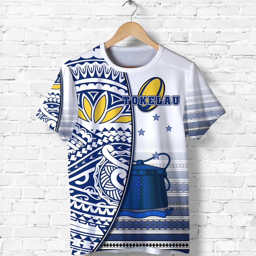 Custom Tokelau Rugby T Shirt Special Custom Text and Number - Polynesian Pride