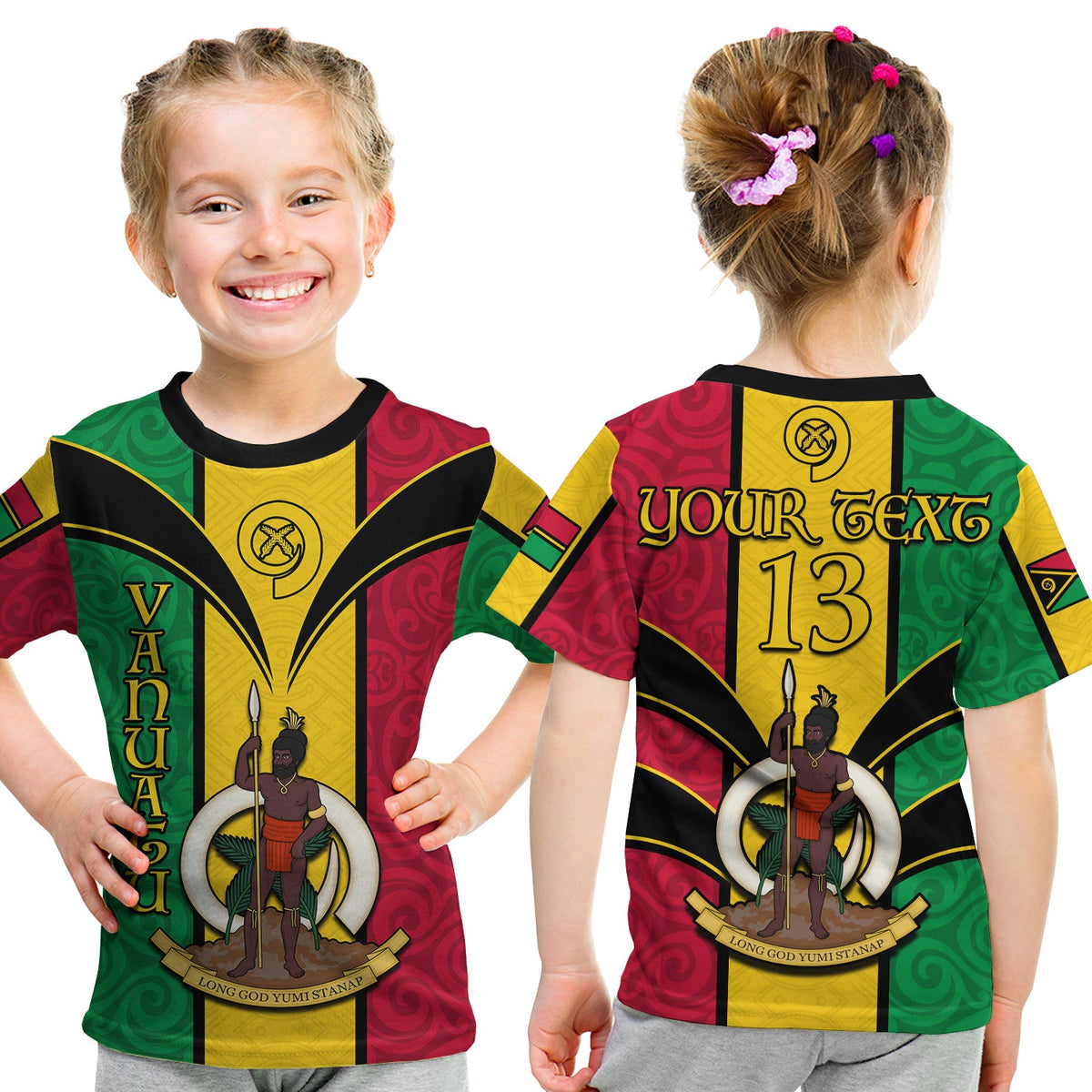 (Custom Text and Number) Vanuatu T Shirt Pig Tusk Polynesian LT13 - Polynesian Pride