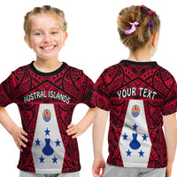 (Custom Personalised) Austral Islands T Shirt Kid Polynesian Pattern French Polynesia LT13 - Polynesian Pride