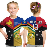 (Custom Text and Number) Torba PNG Day T Shirt KID 2022 Simple Polynesia LT13 Youth XL Size14 - Polynesian Pride