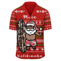 Hawaii Christmas Santa Claus Surf Hawaiian Shirt - Fun Style - AH - Polynesian Pride