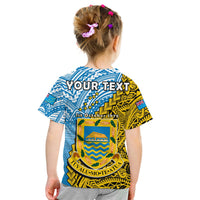 (Custom Personalised) Tuvalu 1978 T Shirt KID Happy 44th Independence Anniversary Polynesian Pattern LT14 - Polynesian Pride