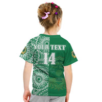 (Custom Text and Number) Tonga Saineha High School T Shirt Class of Year Tongan Ngatu Pattern LT14 - Polynesian Pride