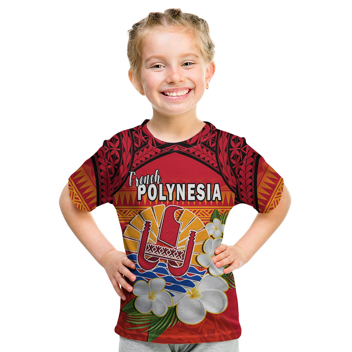 (Custom Personalised) French Polynesia T Shirt KID Happy Internal Autonomy Day Special Version LT14 - Polynesian Pride