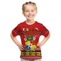 Tonga Christmas T Shirt KID Tongan Ngatu Kilisimasi Fiefia LT14 Youth XL Size14 - Polynesian Pride
