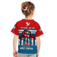 Free West Papua T Shirt One People One Soul Strong West Papuan LT13 - Polynesian Pride