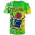 Custom Happy Mangaia Gospel Day T Shirt Cook Islands Coat of Arms Polynesian Pattern LT14 - Polynesian Pride