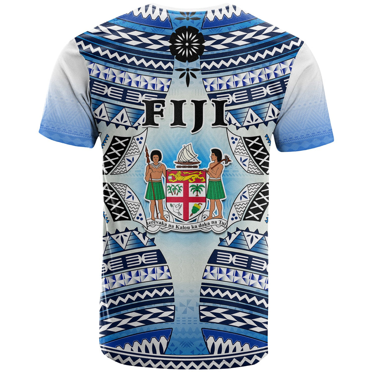 Fiji T Shirt Kaiviti Fijian Special Tapa Pattern LT14 - Polynesian Pride