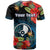 Custom Yap State T Shirt FSM Hibiscus Flowers Mix Polynesian LT14 - Polynesian Pride
