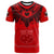 Samoa Independence Day Tribal Tattoo Coat Of Arms T Shirt No.1 LT6 Red - Polynesian Pride