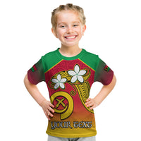 Custom Vanuatu Novelty T Shirt Frangipani Tropical Spa Flower LT13 - Polynesian Pride