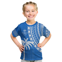 Fiji Rugby Sevens T Shirt Fijian 7s Tapa Polynesian Blue Ver.01 LT13 - Polynesian Pride