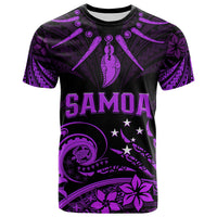Custom Samoa Tatau T Shirt Purple Polynesian Ula Nifo LT13 Purple - Polynesian Pride