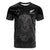 New Zealand Tiki Rugby T Shirt NZ Maori Koru Pattern Ver.01 LT14 Black - Polynesian Pride