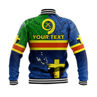 (Custom Personalised) Vanuatu Tafea Province Day Baseball Jacket Tafea Flag Color Style LT9 - Polynesian Pride