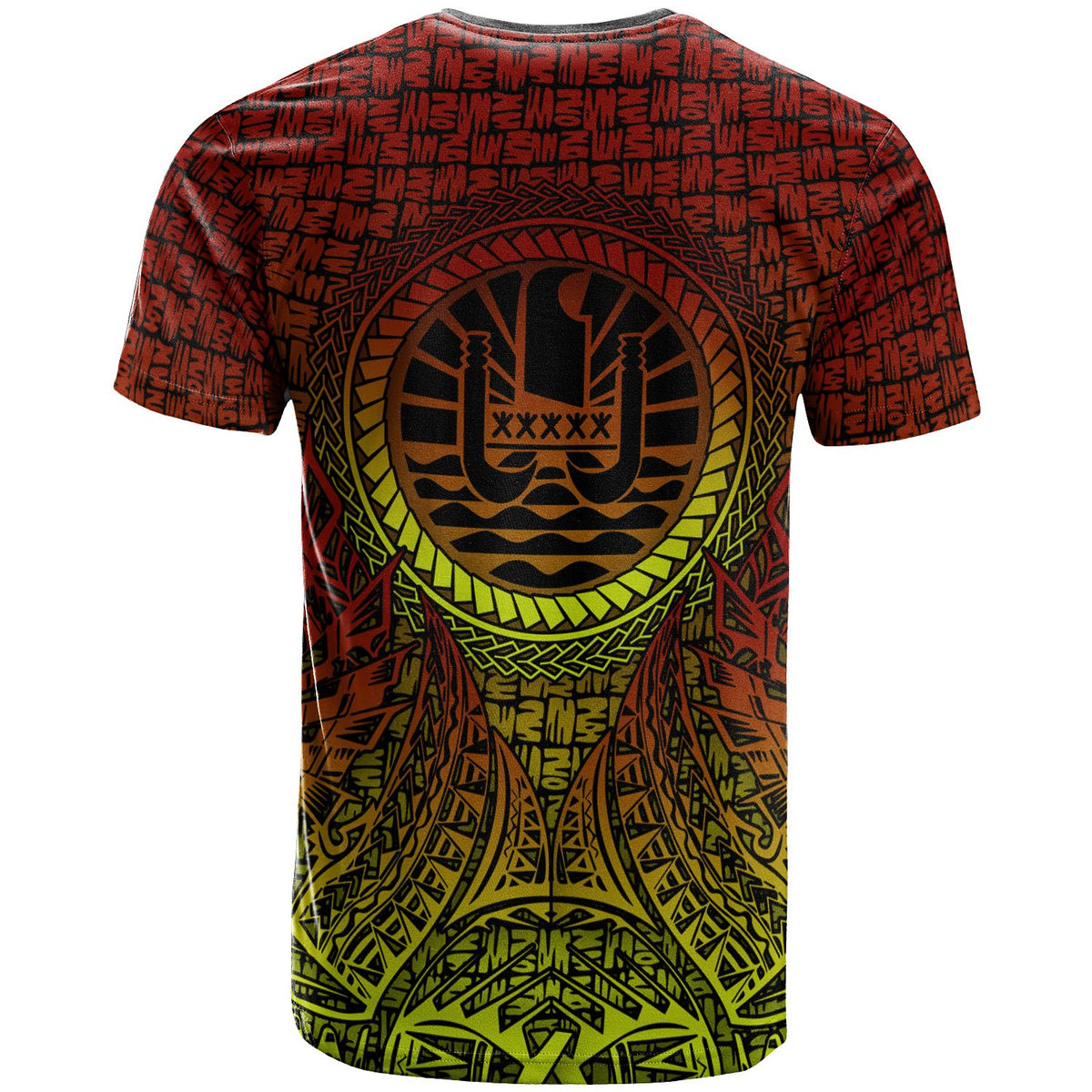 Tahiti T Shirt Polynesian Circle Pattern - Polynesian Pride