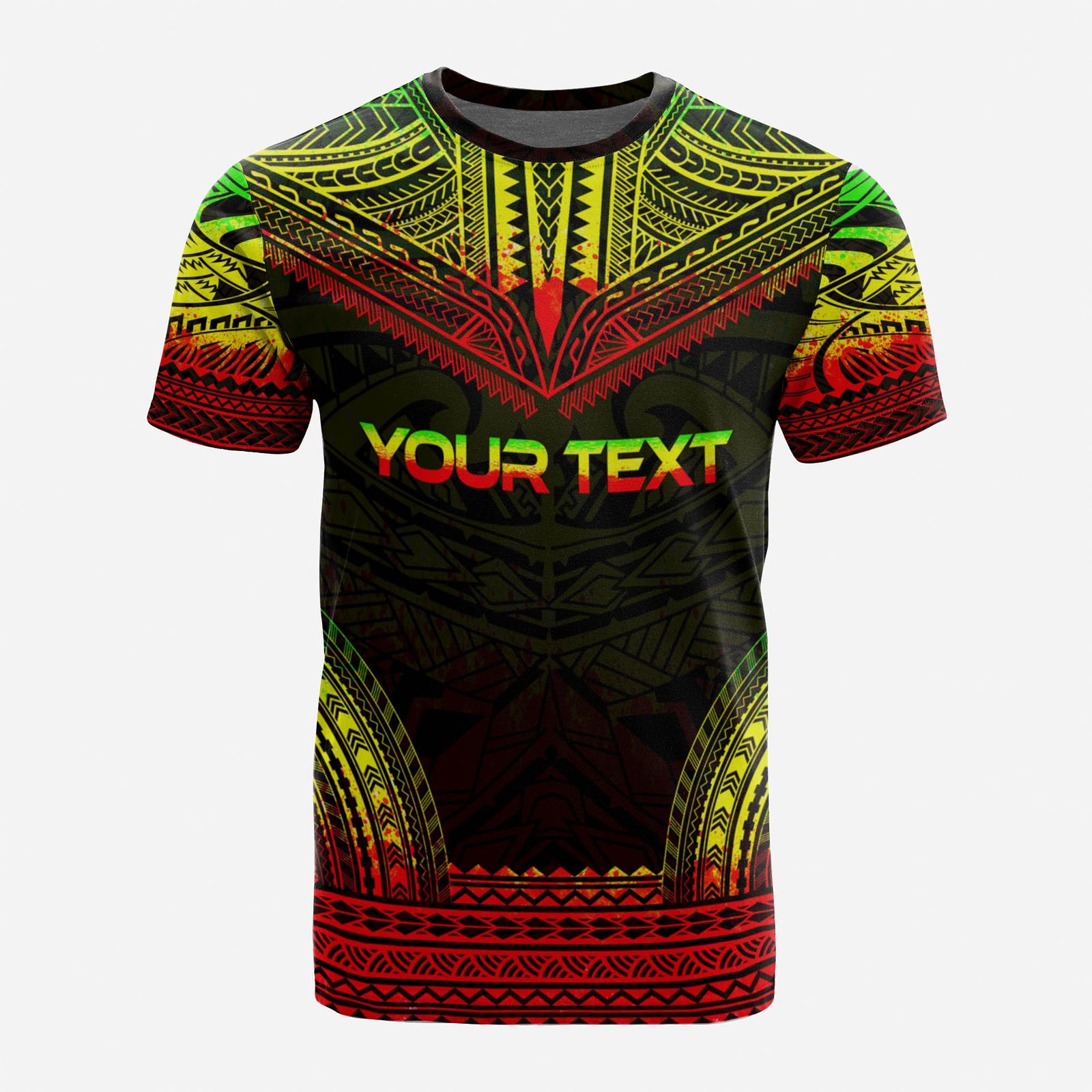 Tonga Custom T Shirt Tonga Coat of Arms Polynesian Chief Tattoo Reggae Version Unisex Reggae - Polynesian Pride