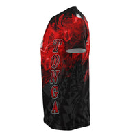 Tonga Polynesian T Shirt Smoking Style - Polynesian Pride