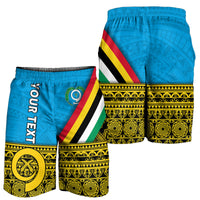 (Custom Personalised) Vanuatu Torba Province Day Combo Men Tank Top and Men Short Torba Flag Color Style LT9 - Polynesian Pride