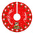 Hawaiian Santa Claus Mele Kalikimaka Tree Skirt - Red - Farah Style - AH - Polynesian Pride