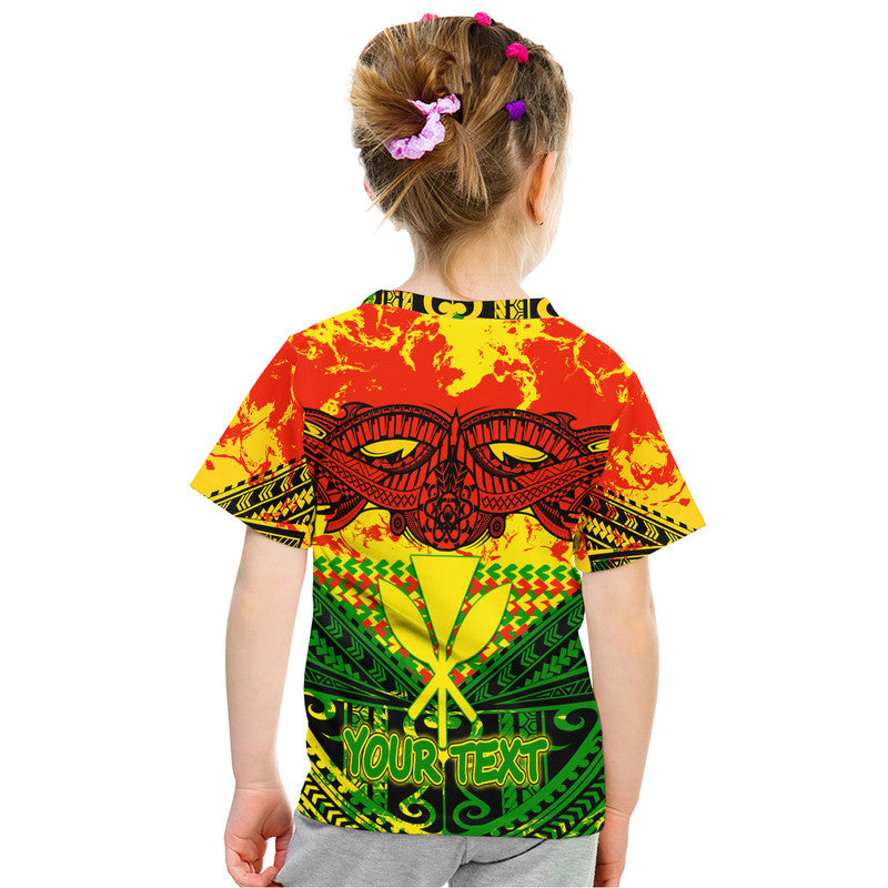 Custom Hawaiian Tribal Kanaka Maoli T Shirt Reggae Polynesian Version LT9 - Polynesian Pride