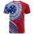Samoa Custom T Shirt Independence Day Flag Style LT7 Red - Polynesian Pride