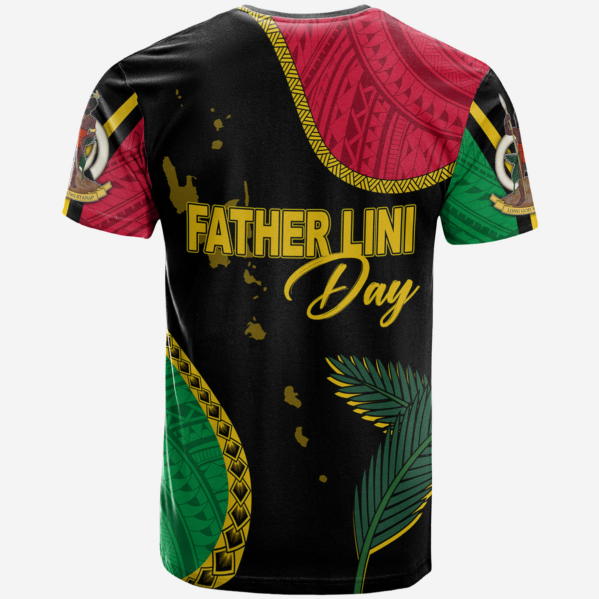 Vanuatu Father Lini Day T Shirt Simple Style LT7 - Polynesian Pride