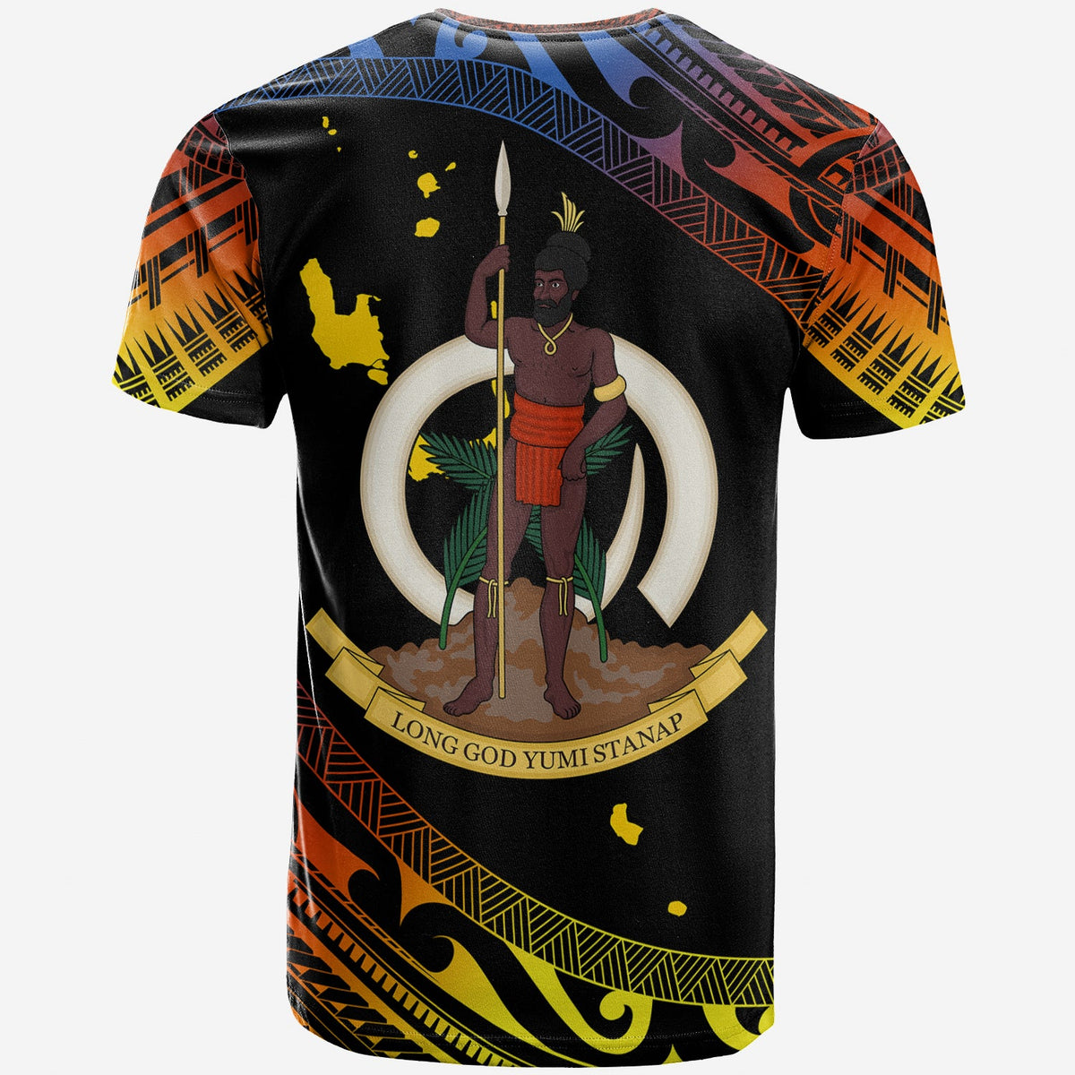 Vanuatu T Shirt Proud To Be A Ni Van Polynesian Patterns Tafea Province LT7 - Polynesian Pride