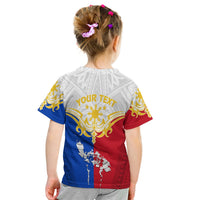 Personalised Philippines T Shirt KID Tribal Mix Style LT7 - Polynesian Pride