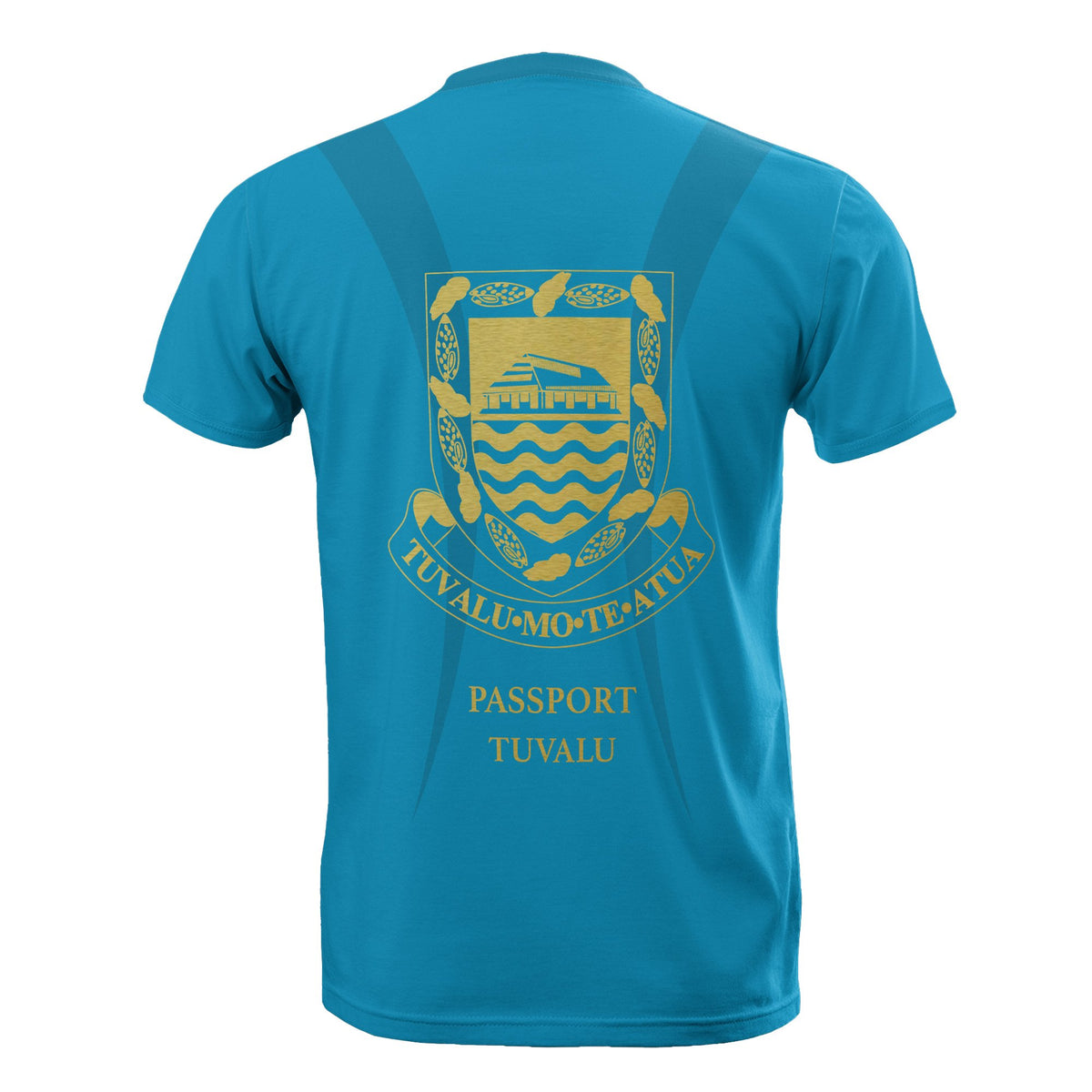 Tuvalu All Over Print T Shirt Passport Tuvalu - Polynesian Pride