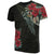 Vanuatu T Shirt Vanuatuan Coat of Arms Hibiscus Palm Leaves Unisex Black - Polynesian Pride