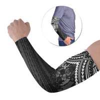 Tonga Arm Sleeve (Set of Two) - Polynesian Turtle Set of 2 White - Polynesian Pride