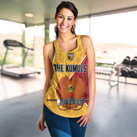The Kumuls PNG Women Racerback Tank Papua New Guinea Polynesian Dynamic Style LT14 - Polynesian Pride