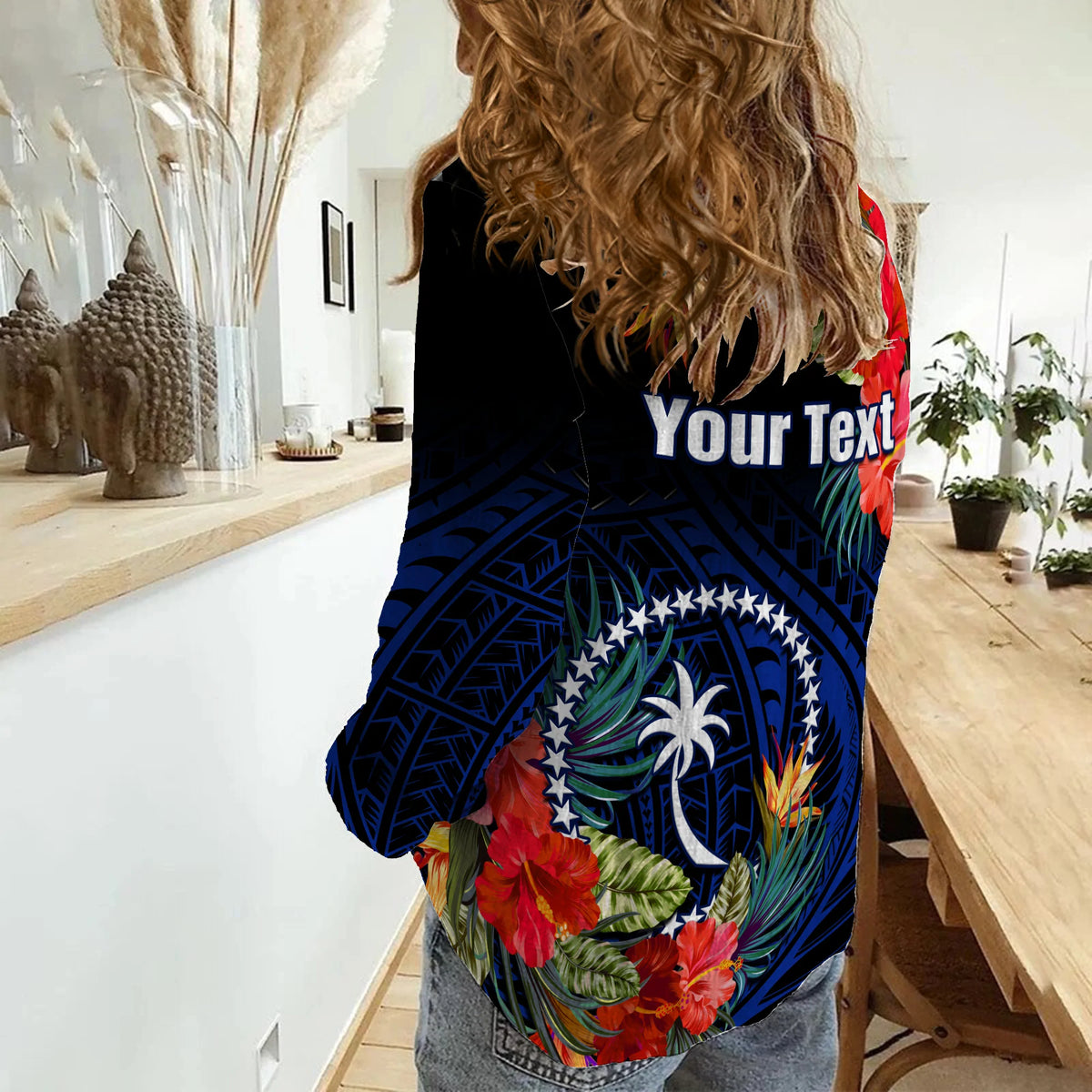 (Custom Personalised) Chuuk State Women Casual Shirt FSM Hibiscus Flowers Mix Polynesian LT14 - Polynesian Pride