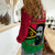 (Custom Personalised) Vanuatu Women Casual Shirt Vanuatuan Flag Sand Drawing Happy Father Lini Day LT14 - Polynesian Pride