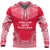 Wallis and Futuna Polynesian Chief Hoodie Red Version Unisex Red - Polynesian Pride