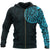 New Zealand Maori Zip Hoodie, Maori Warrior Tattoo Full Zip Hoodie Blue Unisex Black - Polynesian Pride
