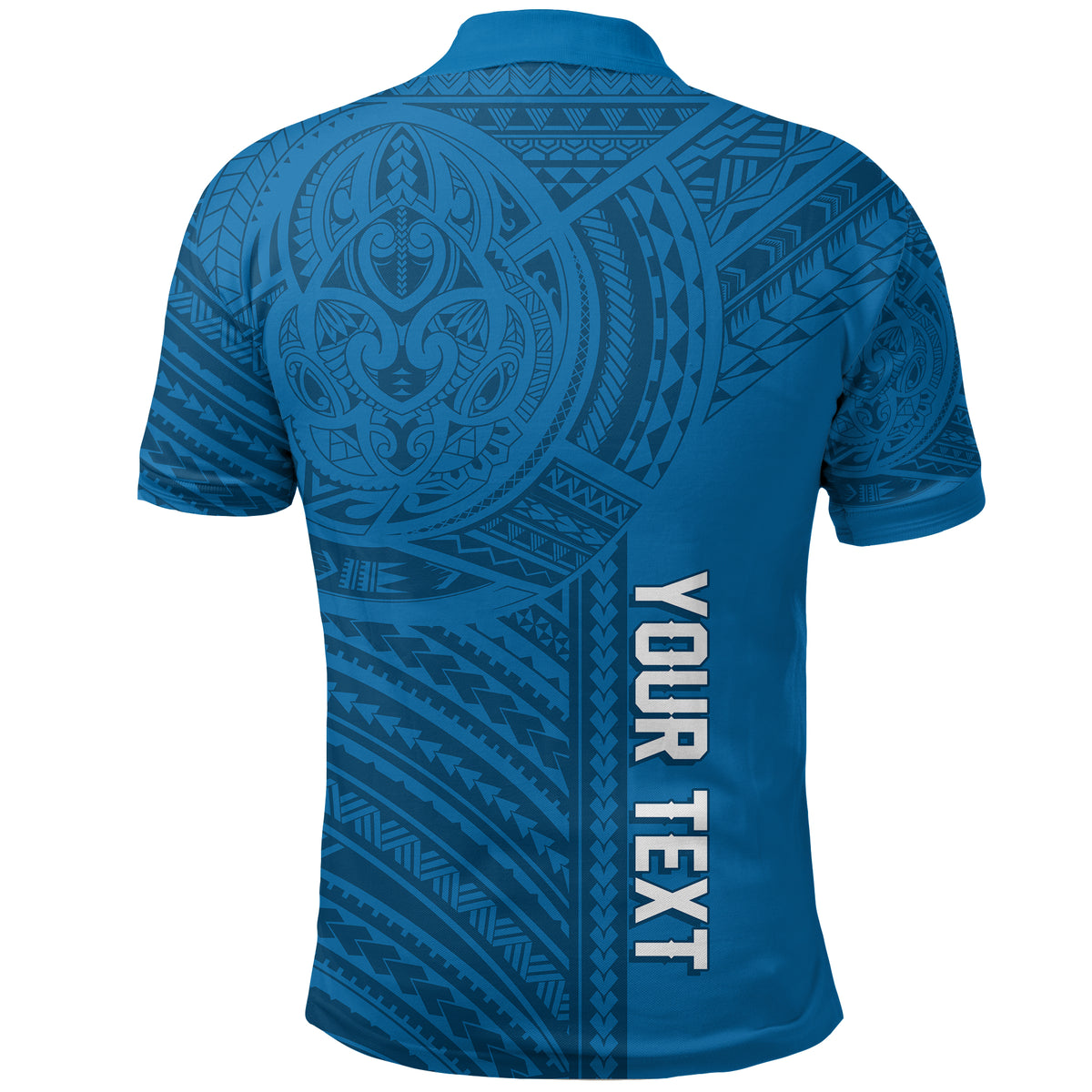 Custom FSM Yap Micronesian Pattern Polo Shirt Tattoo Style LT7 - Polynesian Pride