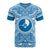 Yap T Shirt Yap Coat of Arms Polynesian Flag Color Unisex Blue - Polynesian Pride