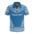 Yap Custom Polo Shirt Yap Flag Polynesian Chief Tattoo Blue Version Unisex Blue - Polynesian Pride