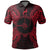 Yap Polo Shirt Yap Flag Map Polynesian Tattoo Red Unisex Red - Polynesian Pride