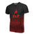 Yap Polynesian T Shirt Red Black Pride Map and Seal Unisex Red - Polynesian Pride