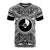 Yap T Shirt Yap Coat of Arms Polynesian White Black Unisex Black - Polynesian Pride