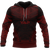 Yap Polynesian Chief Hoodie Red Version Unisex Red - Polynesian Pride